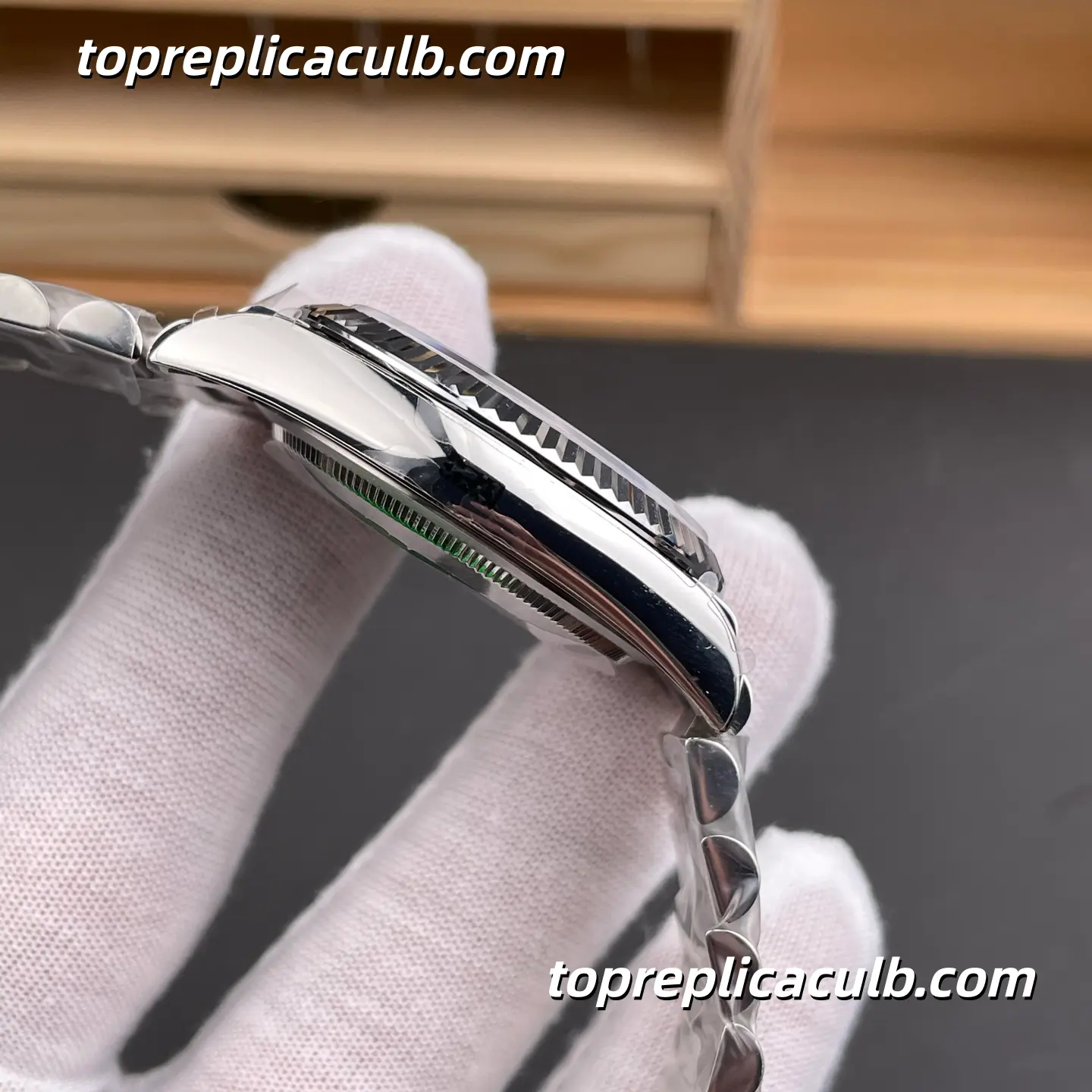 Rolex Day-Date 36MM 118239 Cherry Dial Oyster Bracelet Super Clone Watch - Image 6