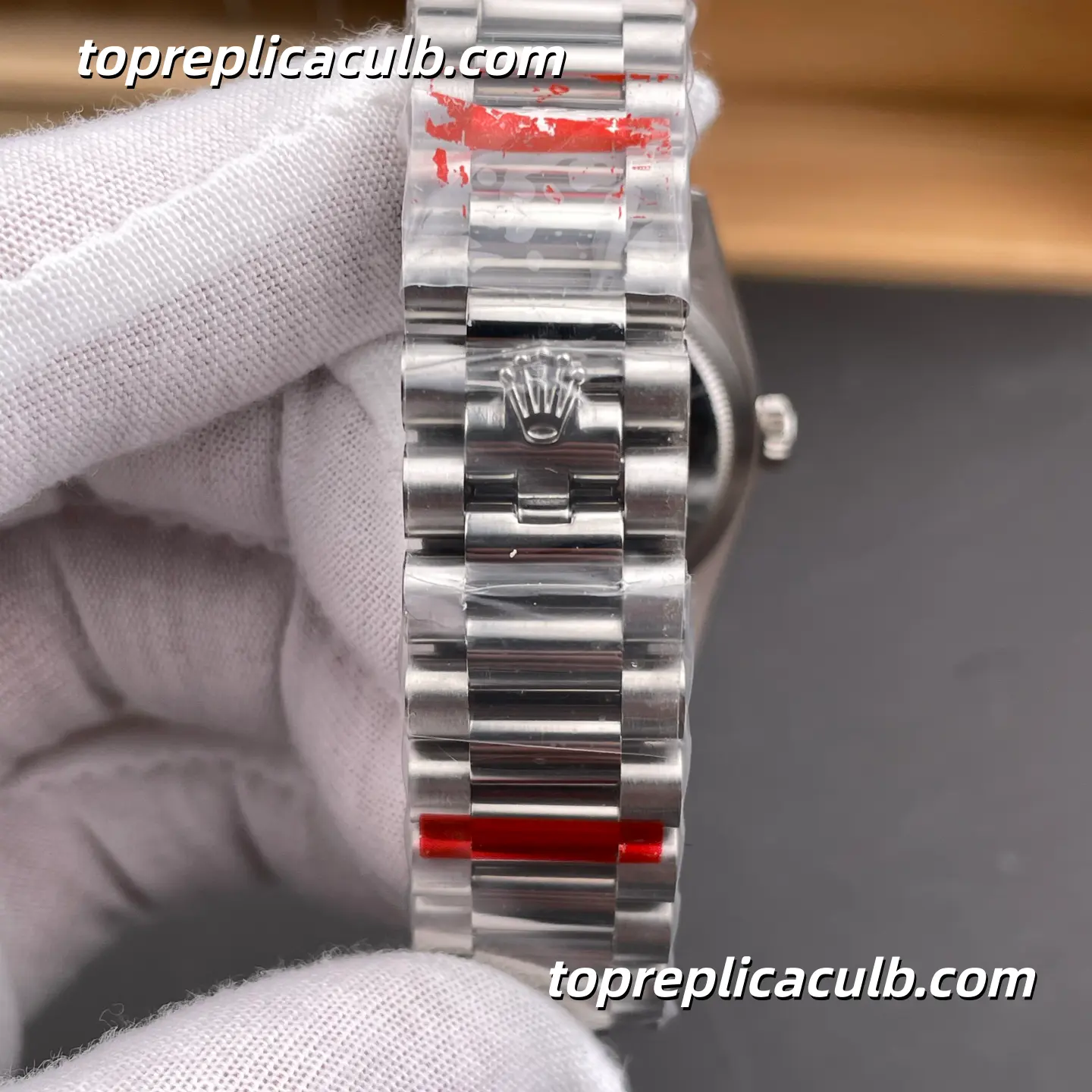 Rolex Day-Date 36MM 118239 Cherry Dial Oyster Bracelet Super Clone Watch - Image 8