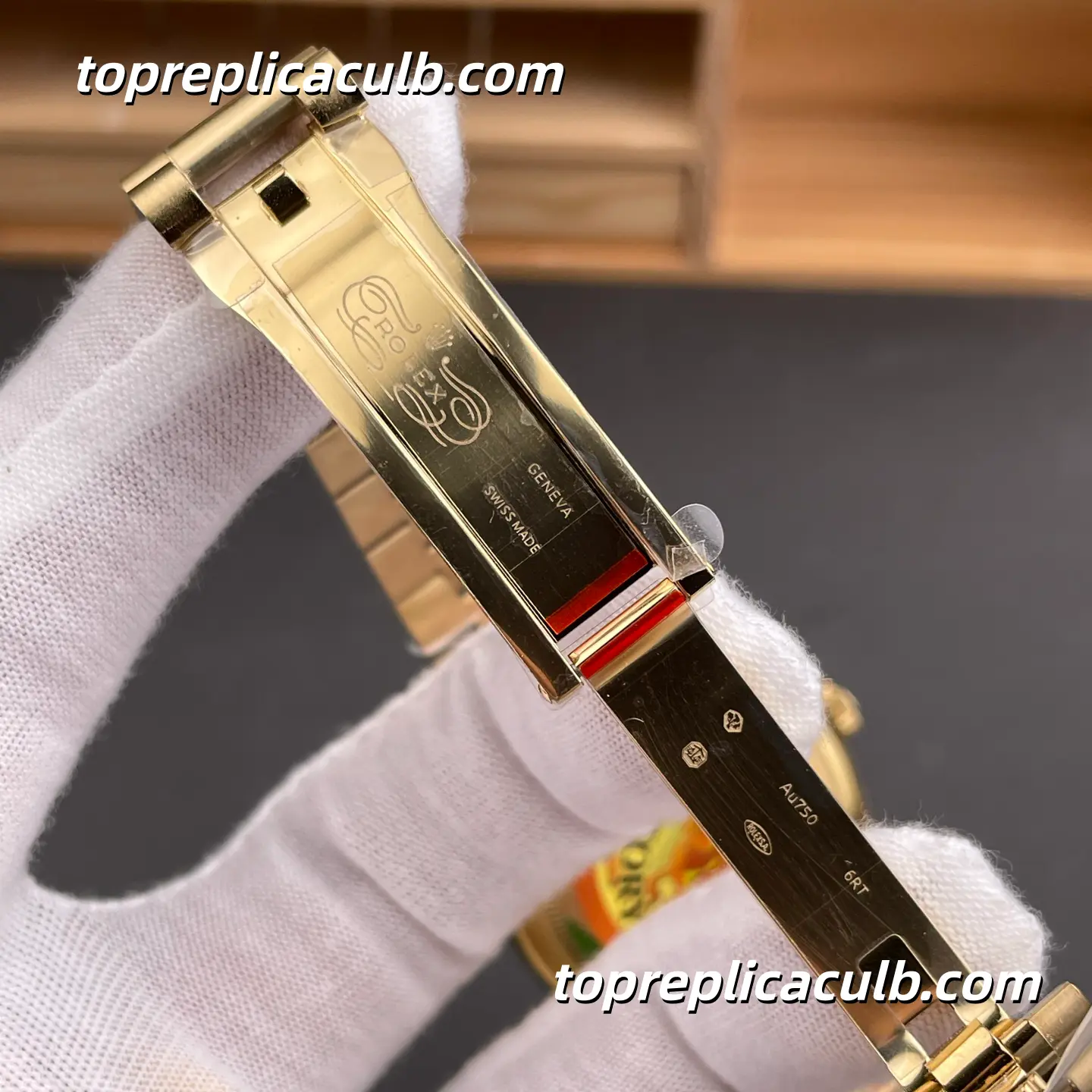 Rolex Day-Date M128238-0045 36MM Champagne Dial Yellow Gold President Bracelet Super Clone Watch - Image 7