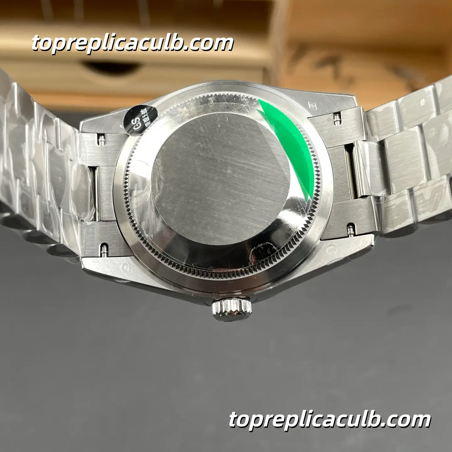 Rolex Day-Date M128396TBR-0003 36MM Ice Blue Diamond Dial President Bracelet Super Clone Watch - Image 9