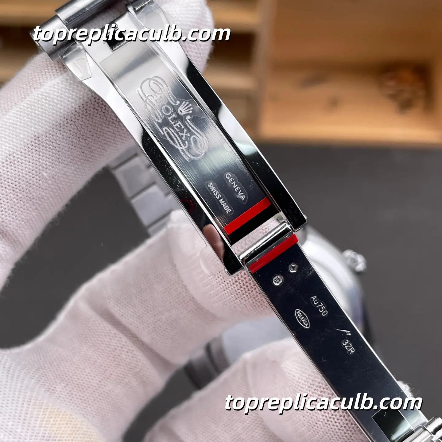 Rolex Day-Date M228239-0033 40MM Olive Green Dial White Gold President Bracelet Super Clone Watch - Image 7