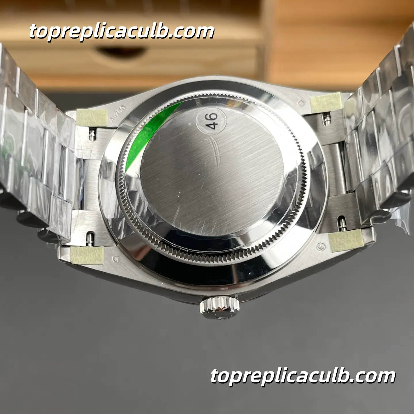 Rolex Day-Date M228239-0076 40MM Blue Dial White Gold President Bracelet Super Clone Watch - Image 9
