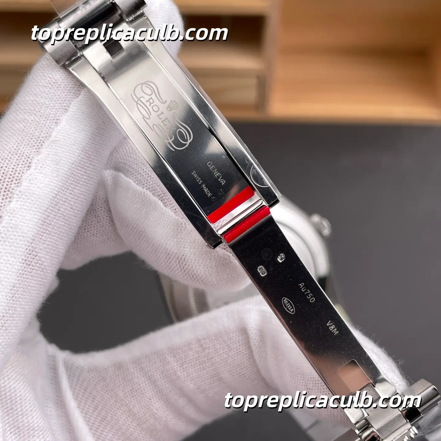 Rolex Day-Date M228239-0076 40MM Blue Dial White Gold President Bracelet Super Clone Watch - Image 7