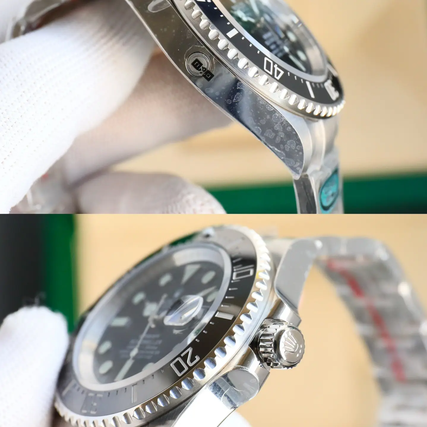 Rolex Deepsea Sea-Dweller 44MM 136660-0006 Black Dial Oyster Bracelet Super Clone Watch with 3235 Movement - Image 8