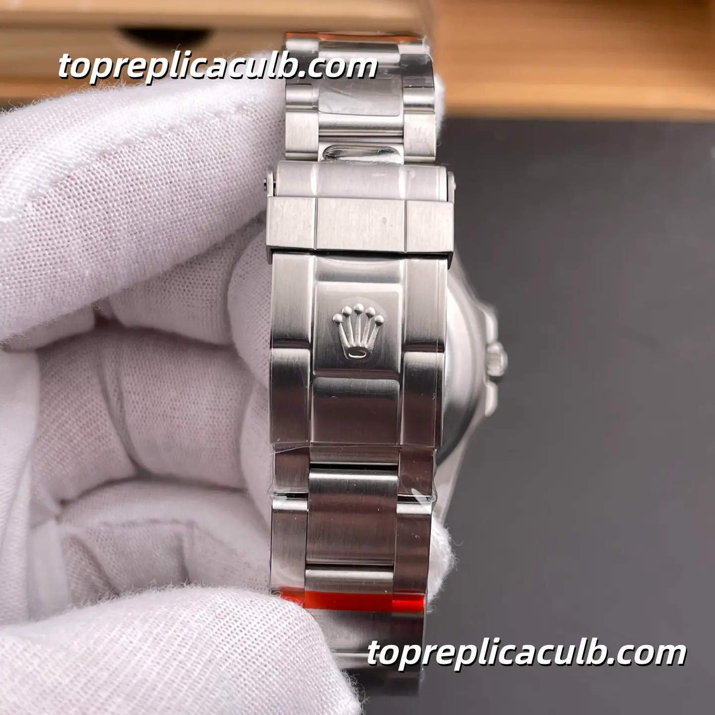 Rolex Explorer II 40MM White Dial Oyster Bracelet Super Clone Watch with 3186 Movement - Image 9
