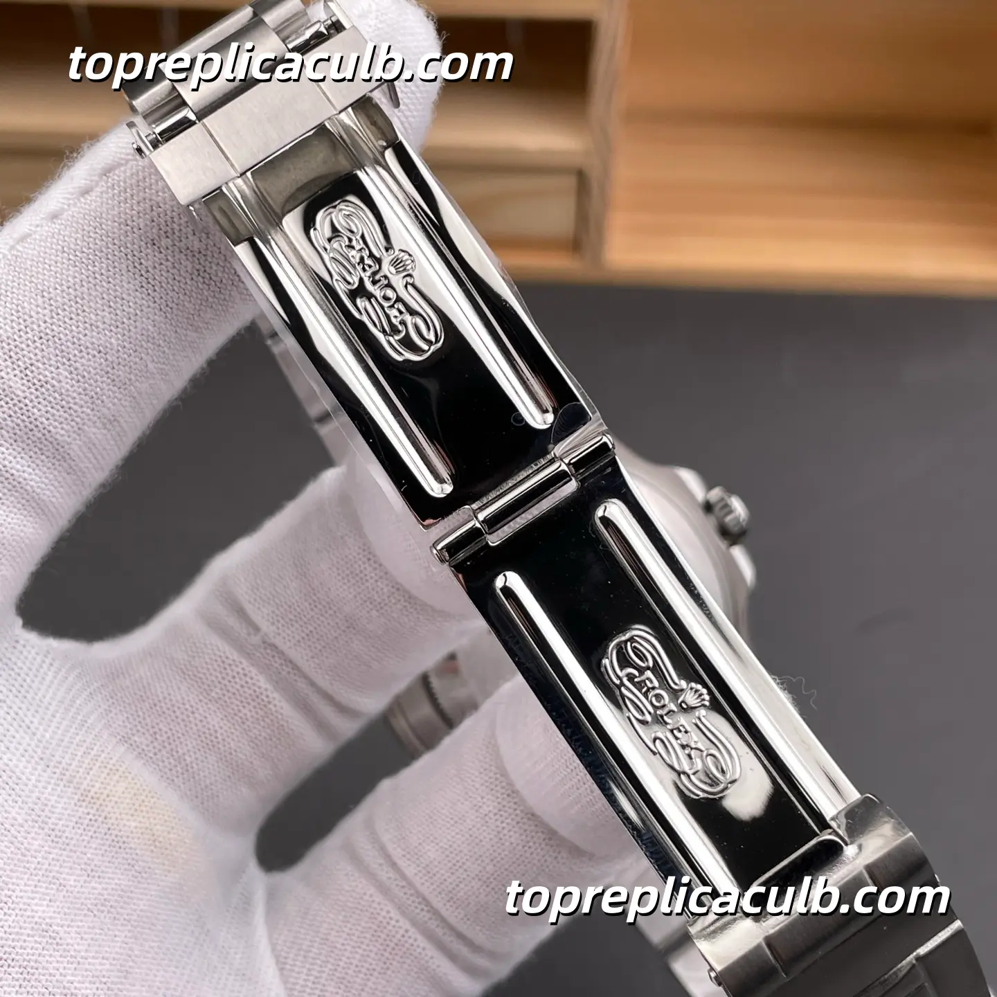 Rolex GMT-Master II “Coke” 16710 40MM Black Dial Red & Black Bezel Oyster Bracelet Super Clone Watch - Image 7
