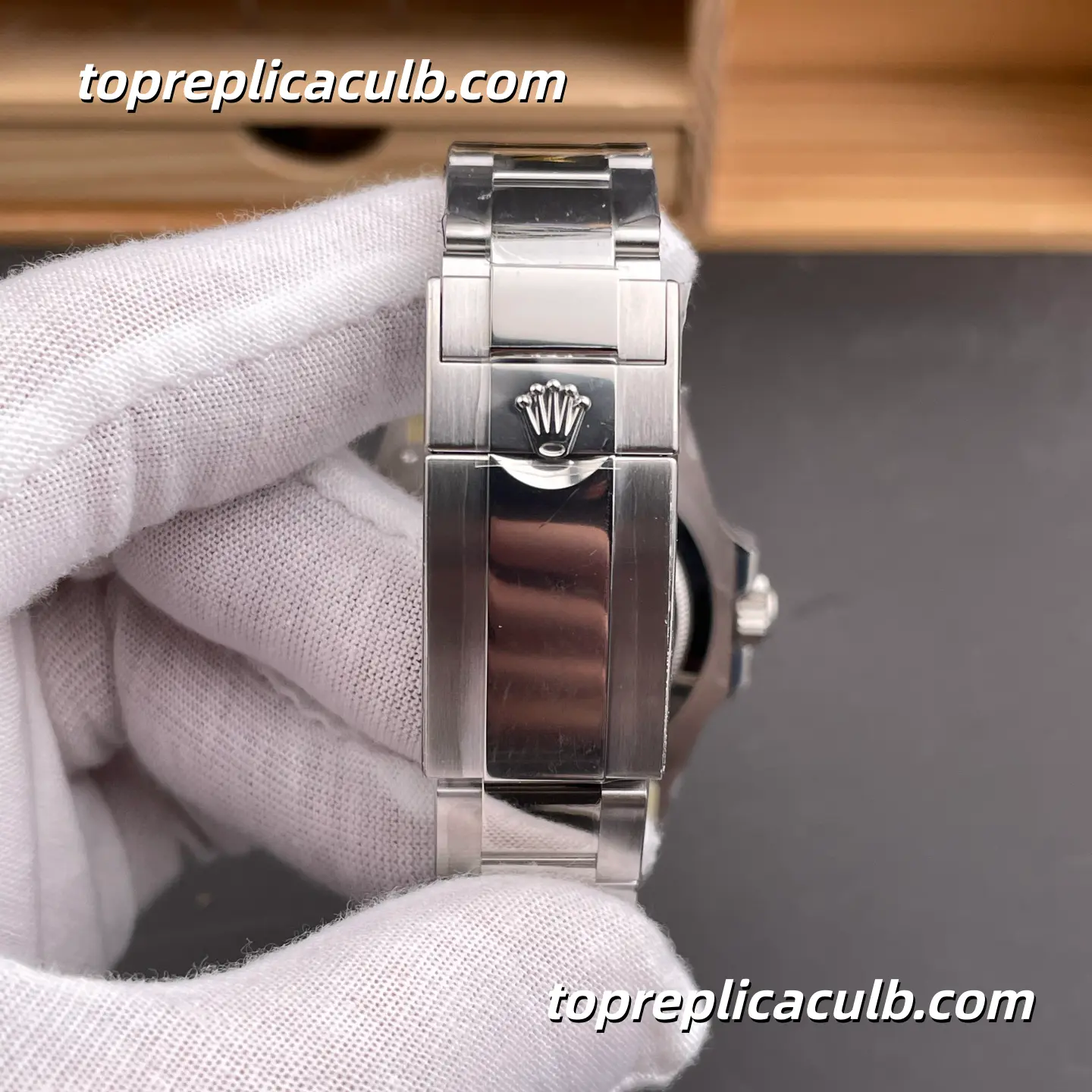 Rolex GMT-Master II “Meteorite Pepsi” 126719BLRO-0002 40MM Meteorite Dial Red & Blue Ceramic Bezel Jubilee Bracelet Super Clone Watch with 3285 Movement - Image 9