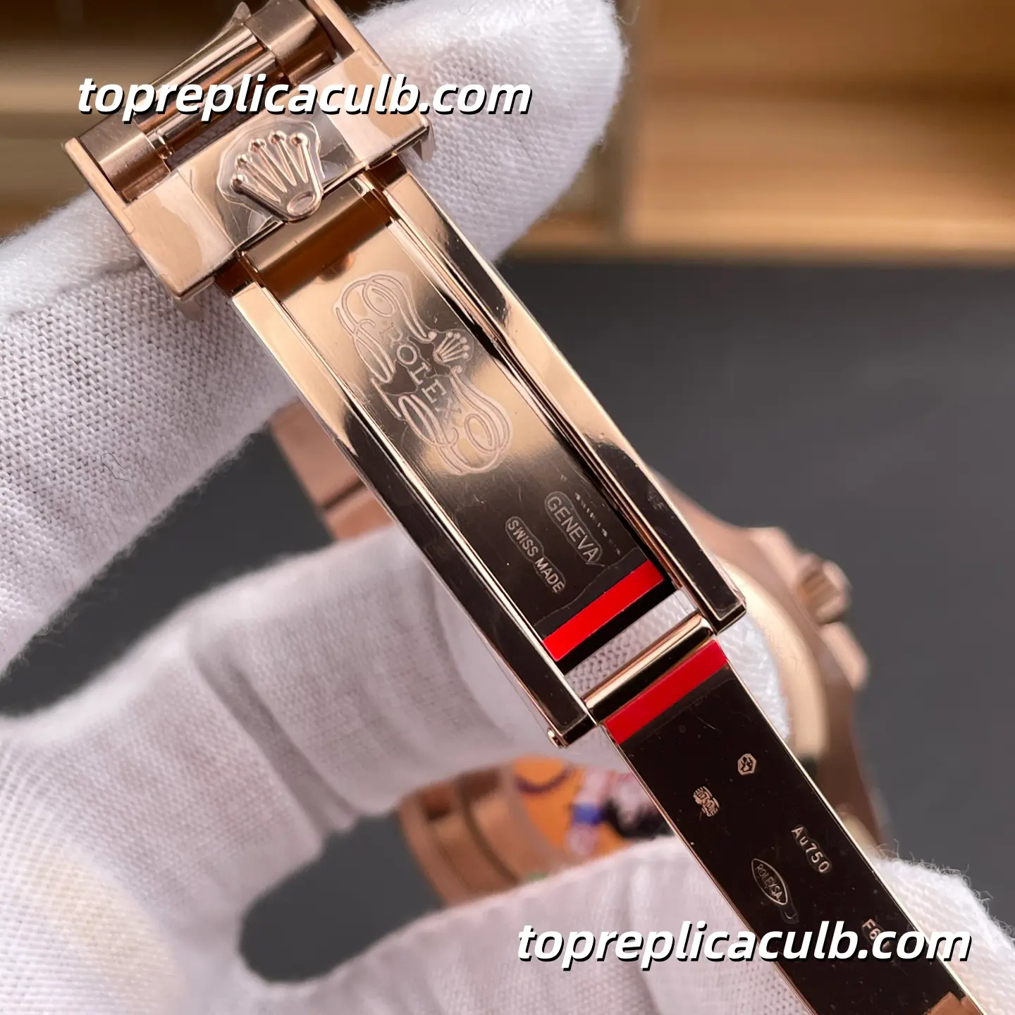 Rolex GMT-Master II Root Beer 126715CHNR-0001 40MM Black Dial Brown & Black Ceramic Bezel Everose Gold Oyster Bracelet Super Clone Watch with 3285 Movement - Image 8