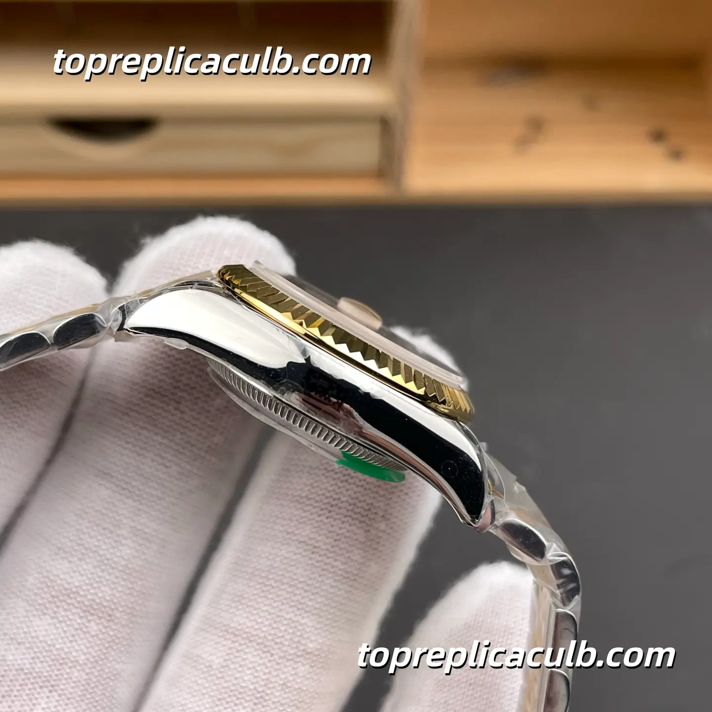 Rolex Lady DateJust 28MM 279173-0011 Champagne Diamond Dial Jubilee Bracelet Super Clone Watch - Image 6