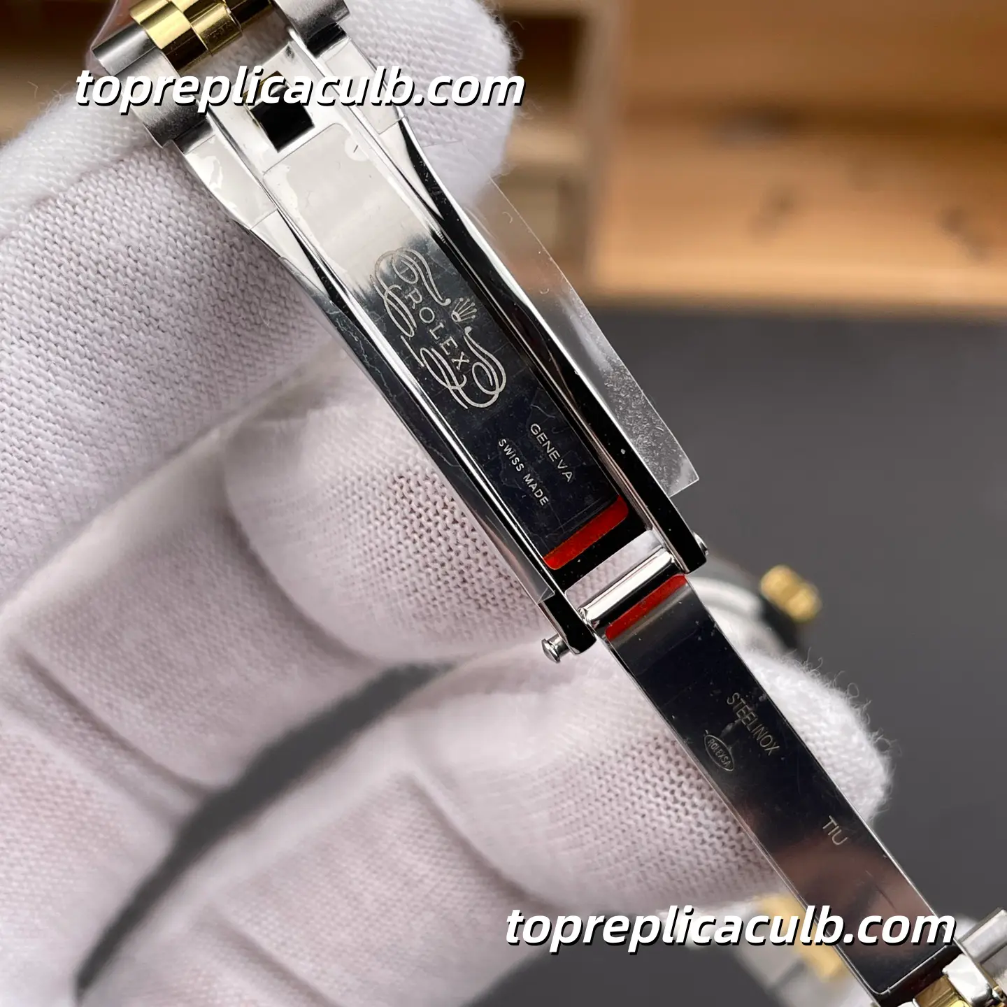 Rolex Lady DateJust 28MM 279173-0011 Champagne Diamond Dial Jubilee Bracelet Super Clone Watch - Image 7