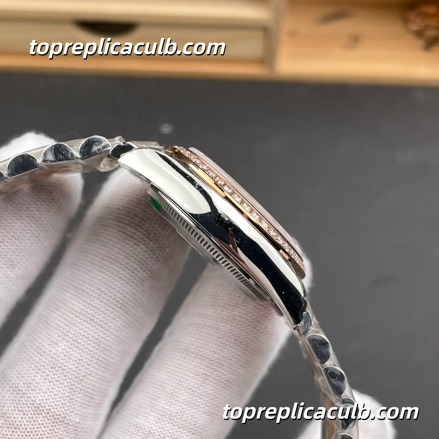 Rolex Lady-Datejust 31MM M278271-0026 Mother of Pearl Dial Diamond Bezel Watch - Image 6