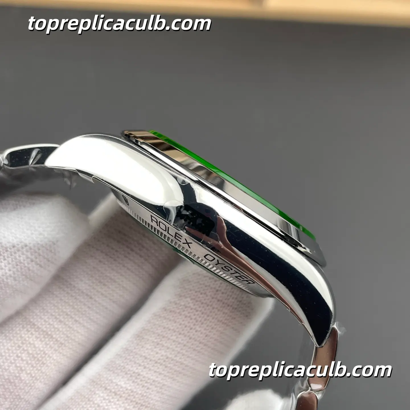 Rolex Milgauss 40MM 116400GV-0001 Black Dial Green Sapphire Crystal Oyster Bracelet Super Clone Watch with 3131 Movement - Image 6
