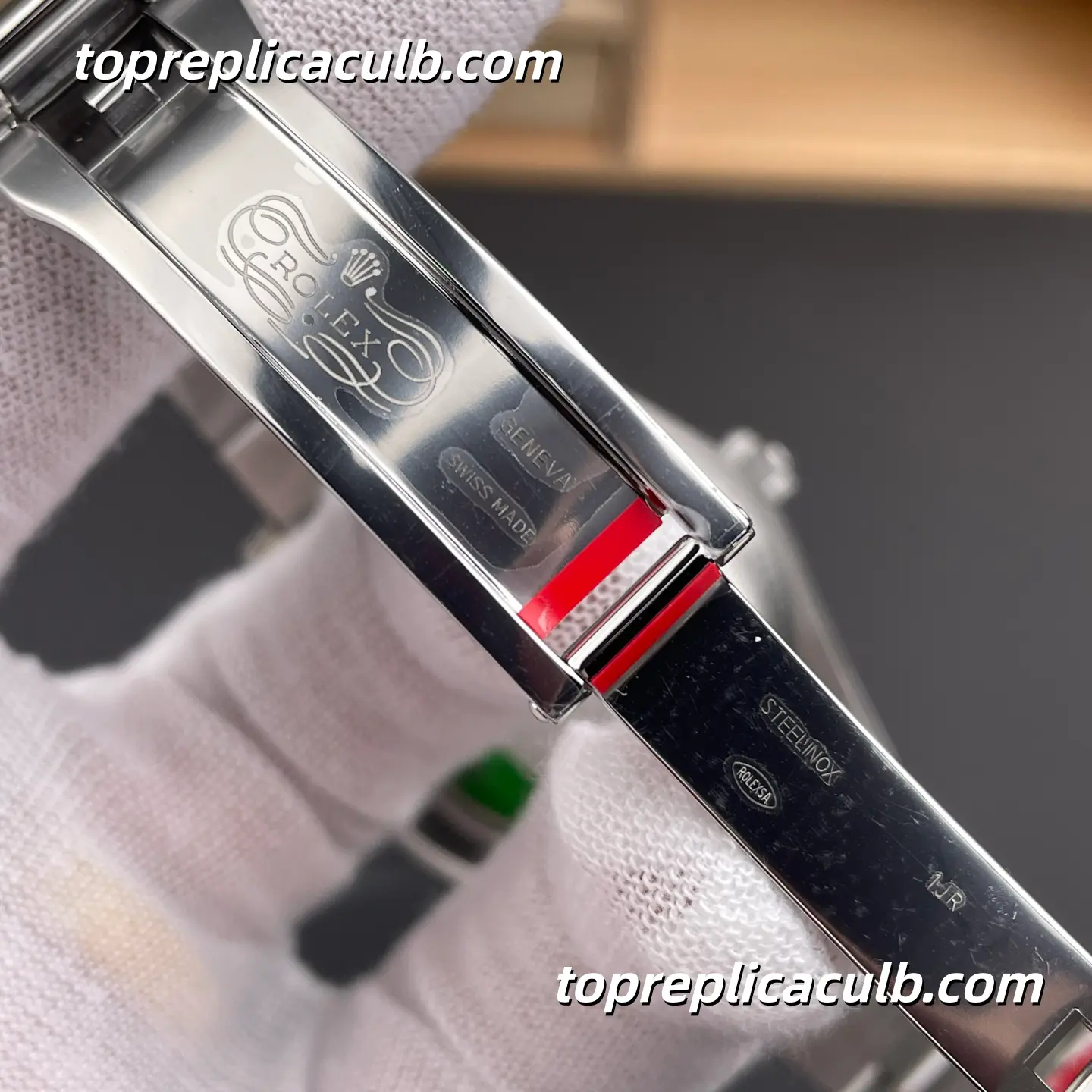 Rolex Milgauss 40MM 116400GV-0001 Black Dial Green Sapphire Crystal Oyster Bracelet Super Clone Watch with 3131 Movement - Image 7