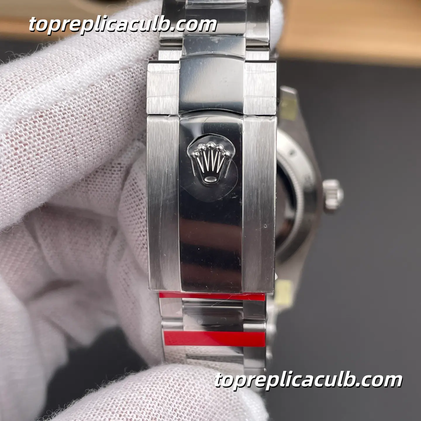 Rolex Milgauss 40MM 116400GV-0001 Black Dial Green Sapphire Crystal Oyster Bracelet Super Clone Watch with 3131 Movement - Image 8