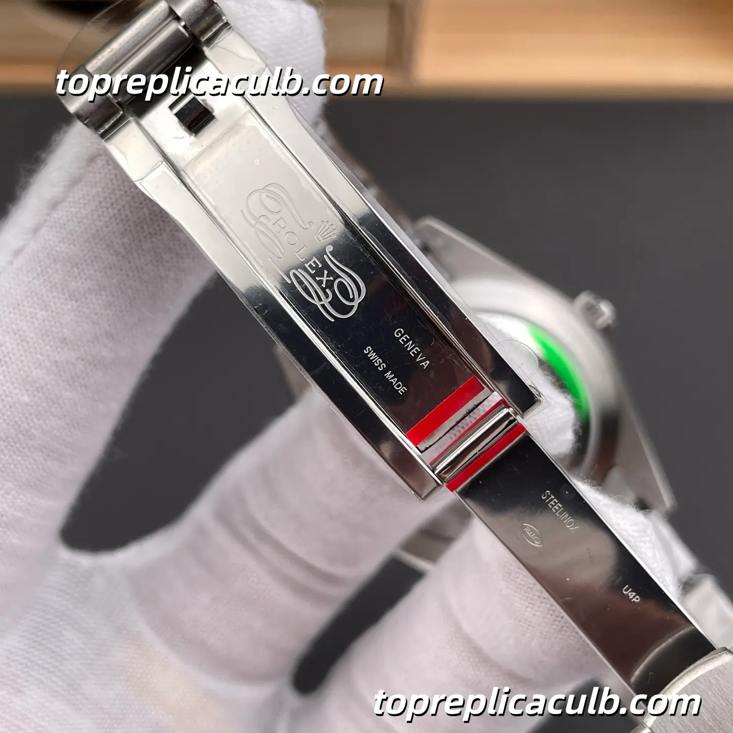 Rolex Oyster Perpetual 39MM 114300-0004 White Dial Oyster Bracelet Super Clone Watch with 3132 Movement - Image 8