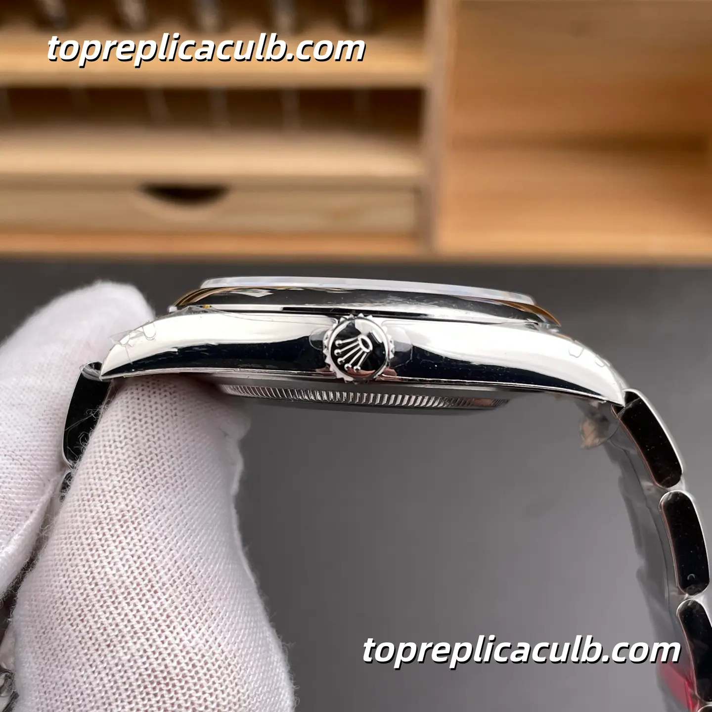 Rolex Oyster Perpetual 41MM 124300-0003 Blue Dial Oyster Bracelet Super Clone Watch with 3230 Movement - Image 5