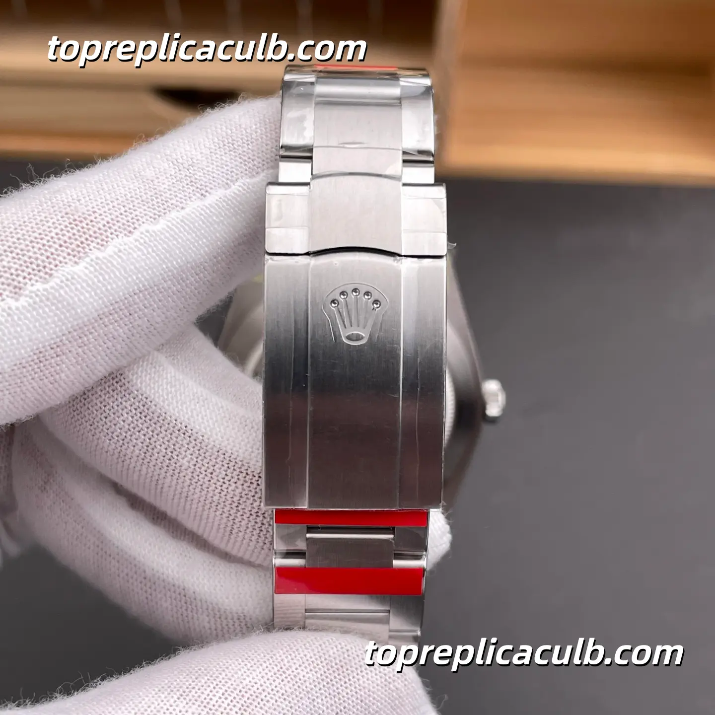 Rolex Oyster Perpetual 41MM 124300-0003 Blue Dial Oyster Bracelet Super Clone Watch with 3230 Movement - Image 9