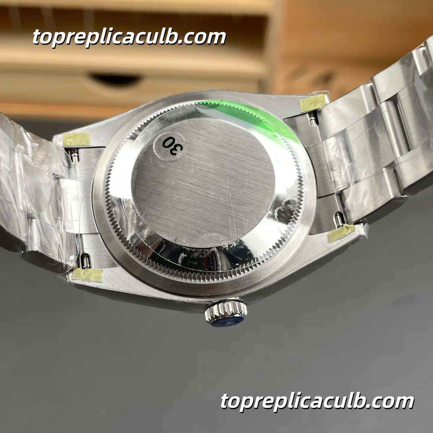 Rolex Oyster Perpetual 41MM 124300-0004 Yellow Dial Oyster Bracelet Super Clone Watch with 3230 Movement - Image 10