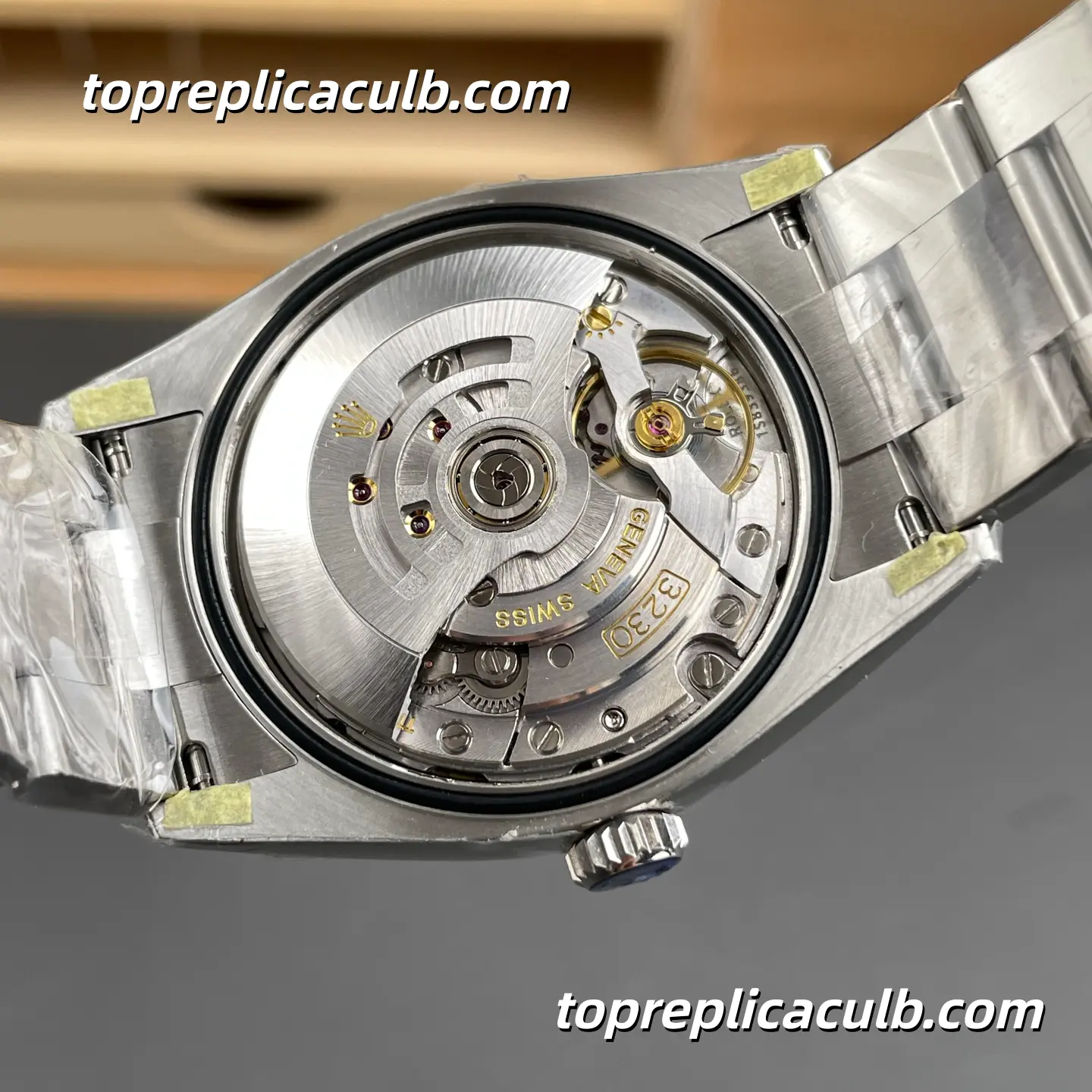 Rolex Oyster Perpetual 41MM 124300-0004 Yellow Dial Oyster Bracelet Super Clone Watch with 3230 Movement - Image 7
