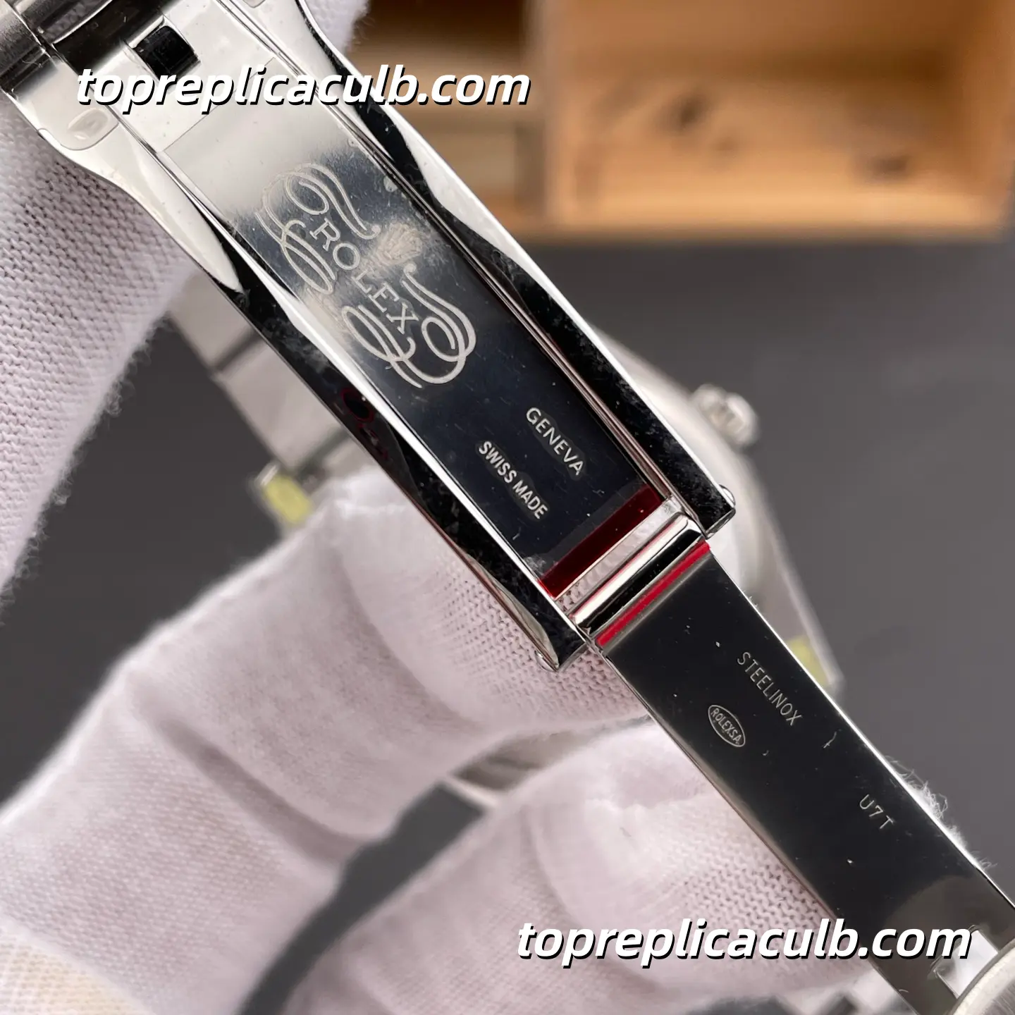 Rolex Oyster Perpetual 41MM 124300-0004 Yellow Dial Oyster Bracelet Super Clone Watch with 3230 Movement - Image 8
