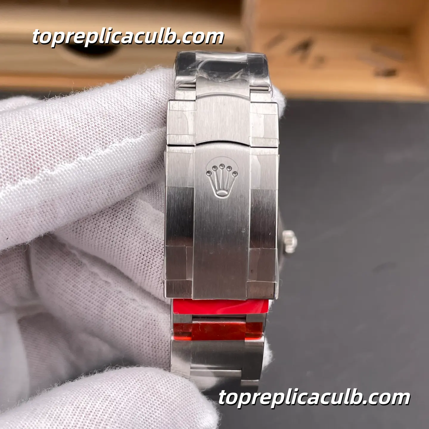 Rolex Oyster Perpetual 41MM 124300-0004 Yellow Dial Oyster Bracelet Super Clone Watch with 3230 Movement - Image 9