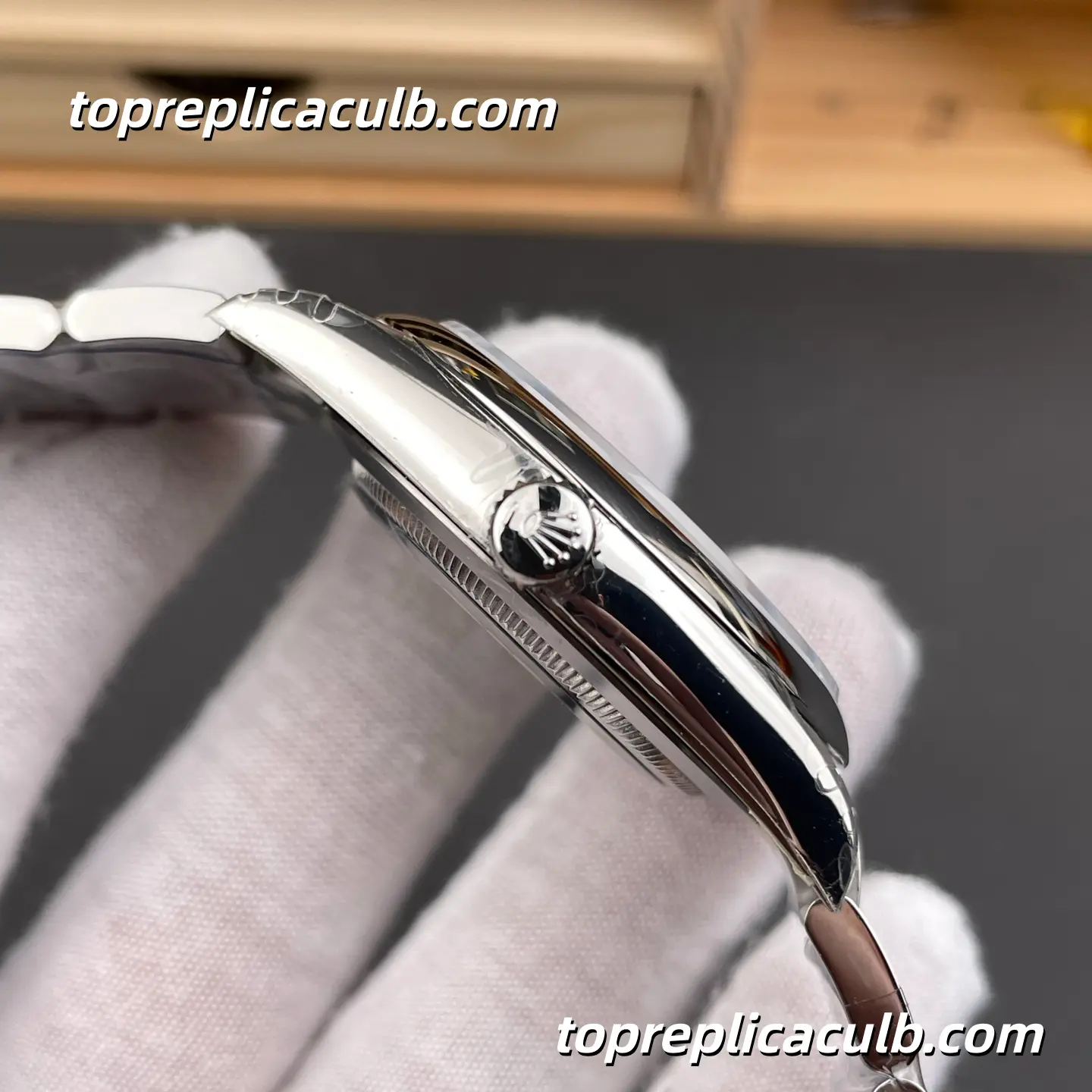 Rolex Oyster Perpetual 41MM 124300-0006 Tiffany Blue Dial Oyster Bracelet Super Clone Watch with 3230 Movement - Image 5