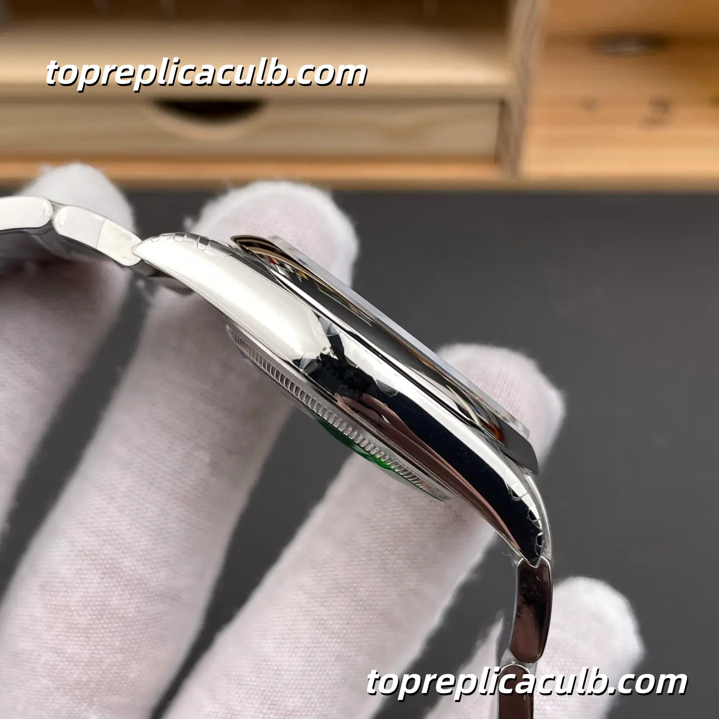Rolex Oyster Perpetual 41MM 124300-0006 Tiffany Blue Dial Oyster Bracelet Super Clone Watch with 3230 Movement - Image 6