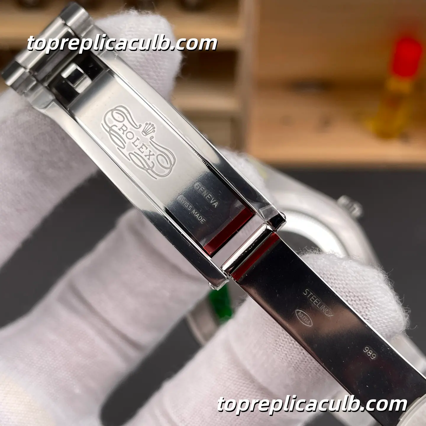 Rolex Oyster Perpetual 41MM 124300-0006 Tiffany Blue Dial Oyster Bracelet Super Clone Watch with 3230 Movement - Image 7