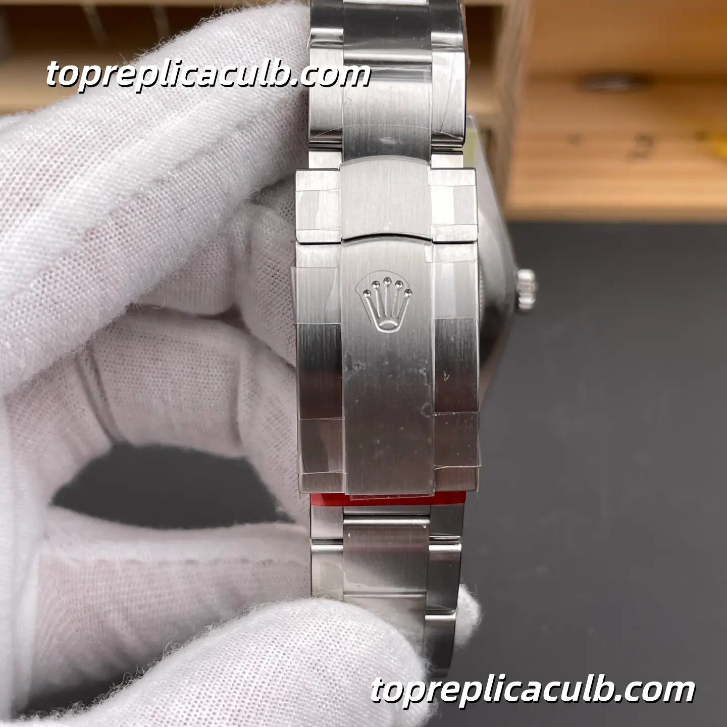 Rolex Oyster Perpetual 41MM 124300-0006 Tiffany Blue Dial Oyster Bracelet Super Clone Watch with 3230 Movement - Image 8