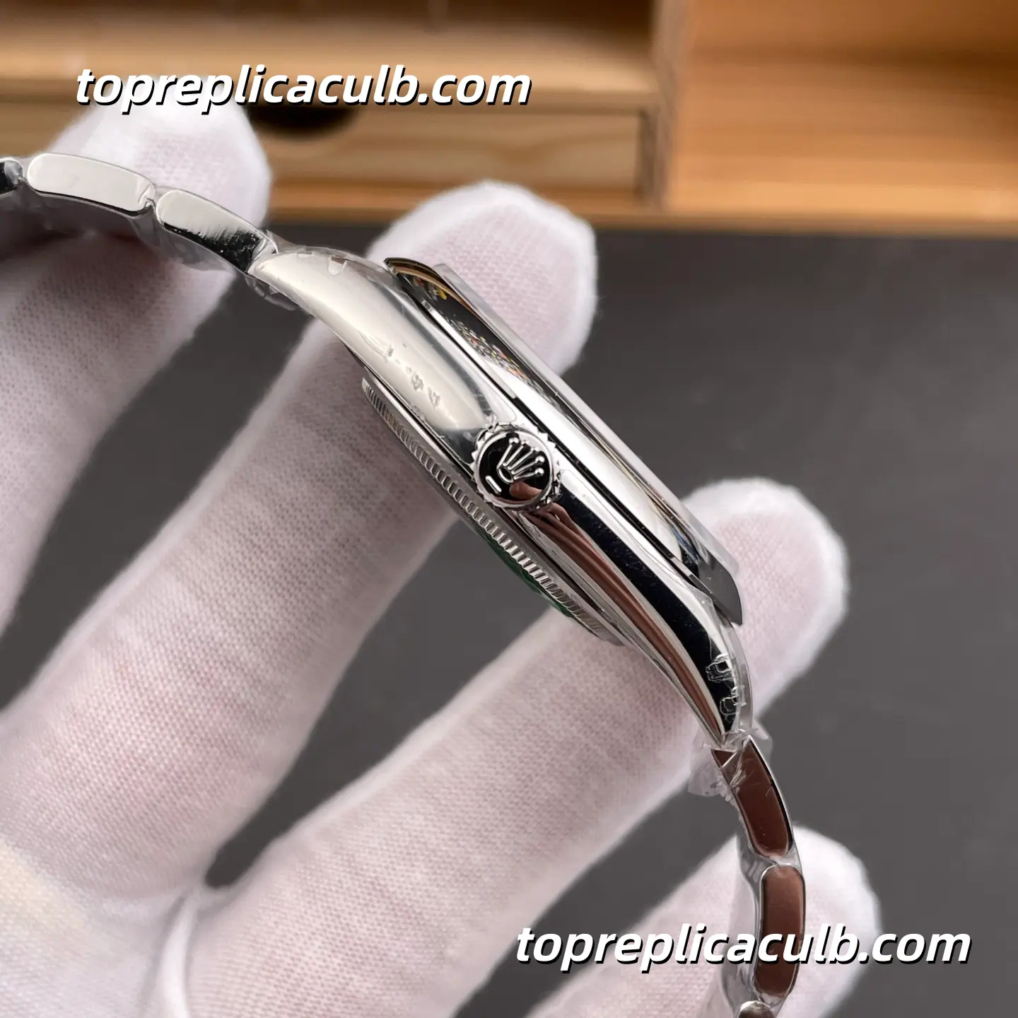 Rolex Oyster Perpetual 41MM 134300-0001 Silver Dial Oyster Bracelet Super Clone Watch with 3230 Movement - Image 5