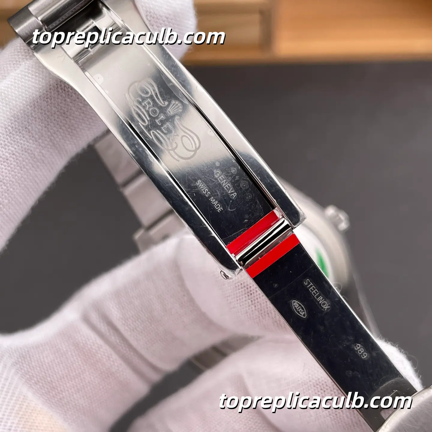 Rolex Oyster Perpetual 41MM 134300-0001 Silver Dial Oyster Bracelet Super Clone Watch with 3230 Movement - Image 7