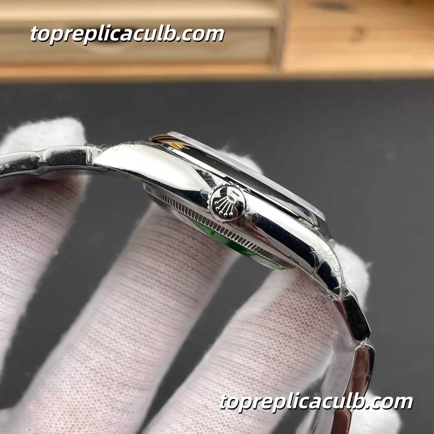 Rolex Oyster Perpetual 41MM 134300-0013 Pink Dial Oyster Bracelet Super Clone Watch - Image 5