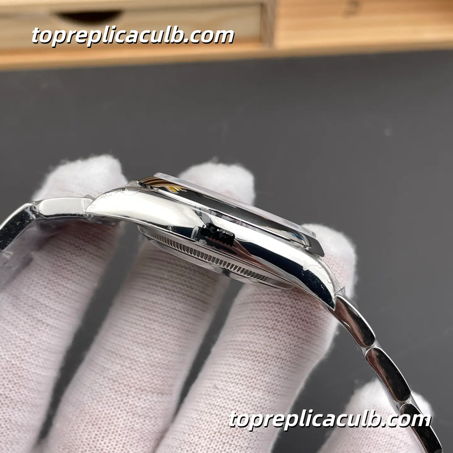 Rolex Oyster Perpetual 41MM 134300-0013 Pink Dial Oyster Bracelet Super Clone Watch - Image 6