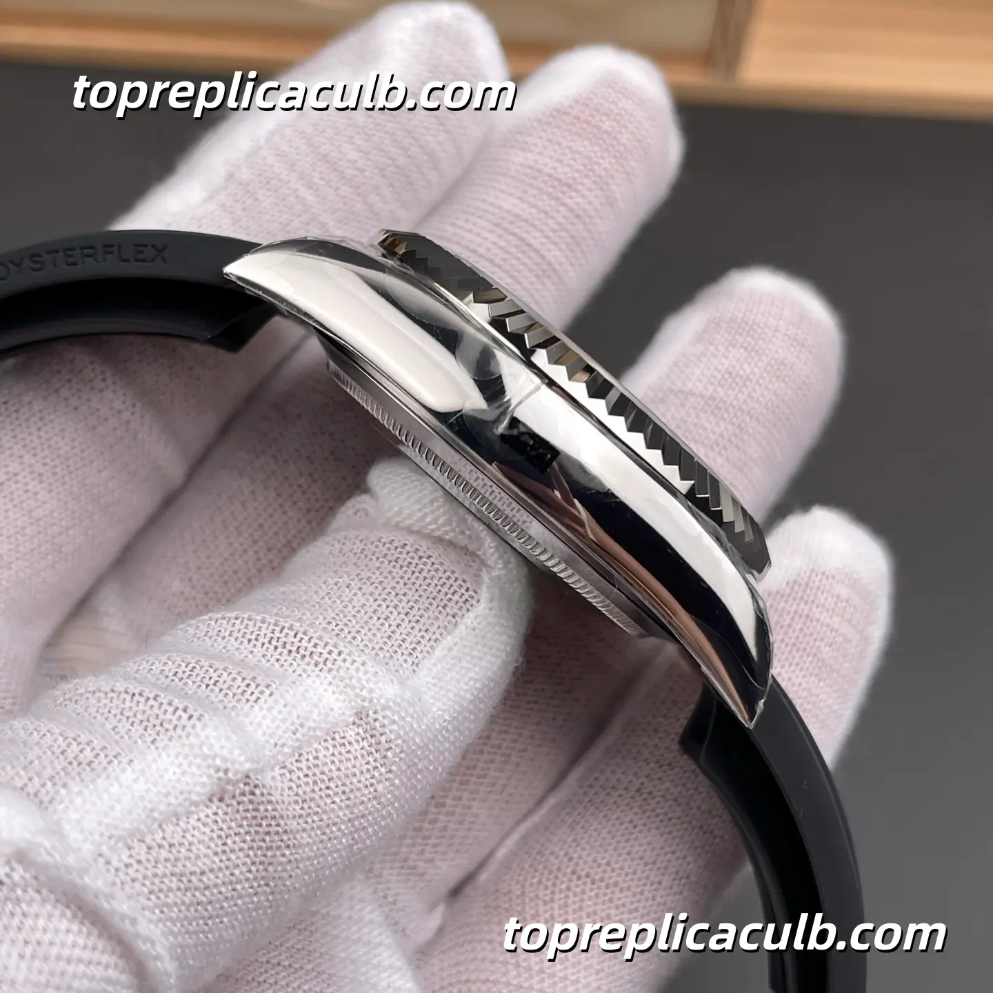 Rolex Sky-Dweller M336239-0002 42MM Black Dial Oysterflex Strap Super Clone Watch with GMT and Annual Calendar - Image 7