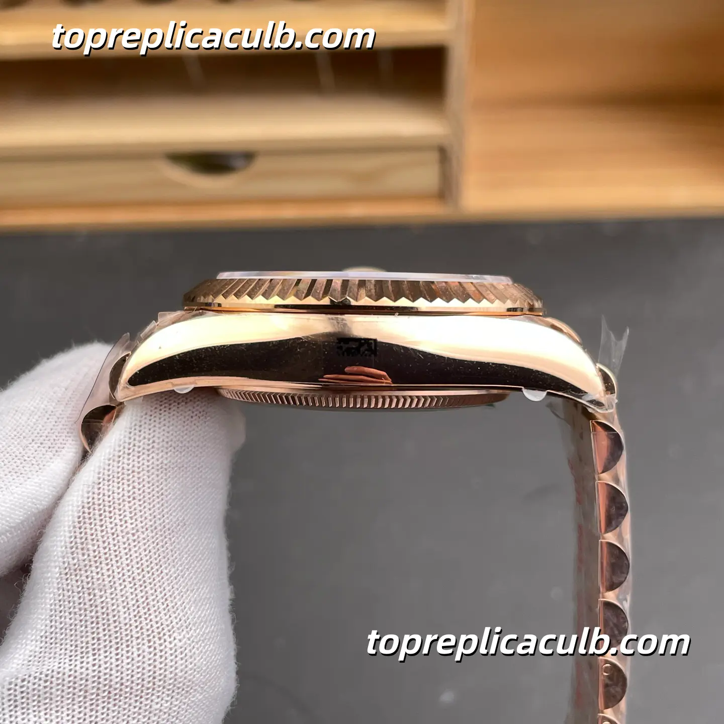 Rolex Sky-Dweller M336935-0006 42MM Everose Gold Chocolate Dial Jubilee Bracelet Super Clone Watch with GMT and Annual Calendar - Image 6