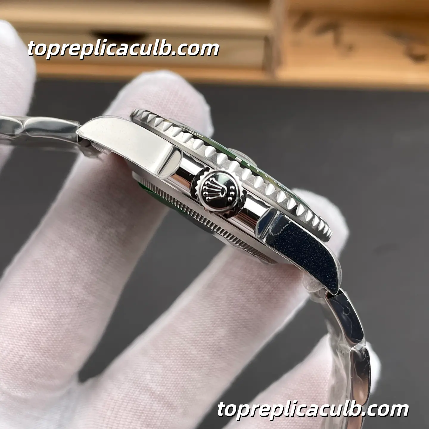 Rolex Submariner 116610LV-0002 40MM Green Dial Green Ceramic Bezel Oystersteel Super Clone Watch with 3135 Movement - Image 5