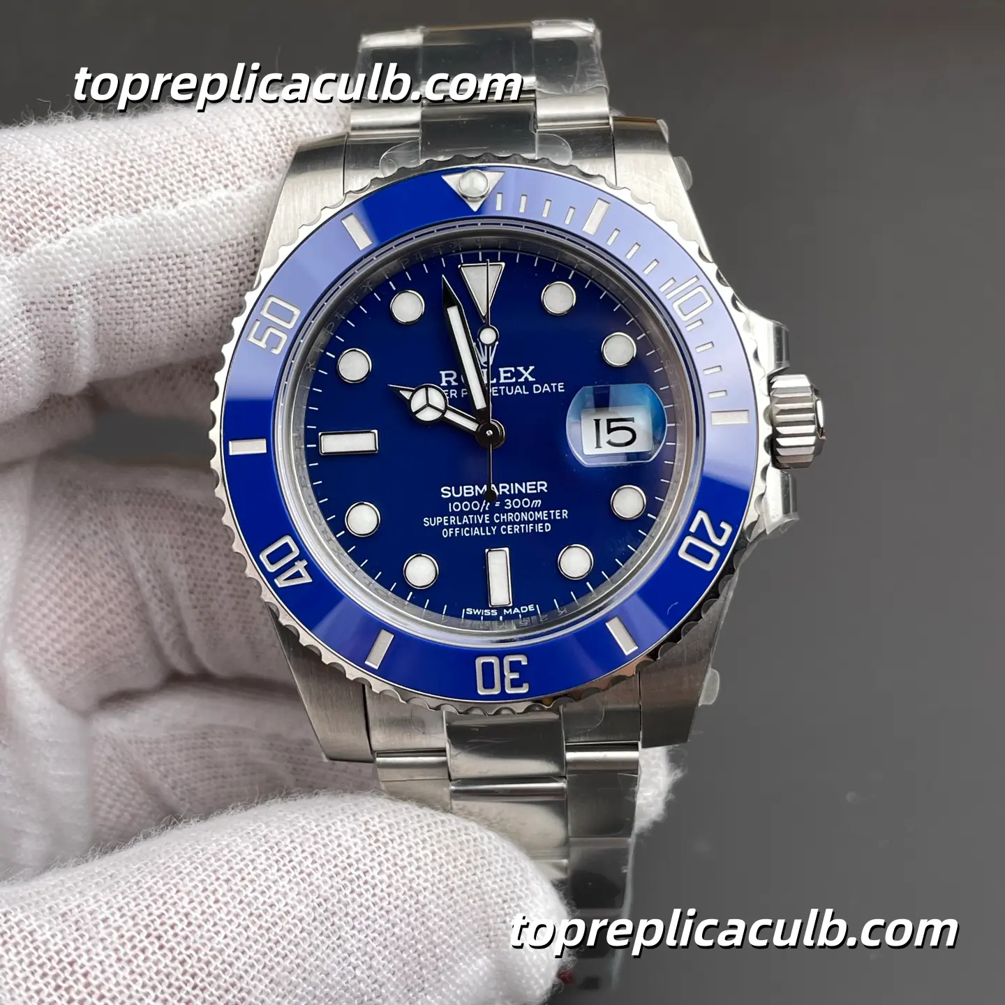 Rolex Submariner 114060-0002 40MM Black Dial Black Ceramic Bezel Oystersteel Super Clone Watch with 3130 Movement