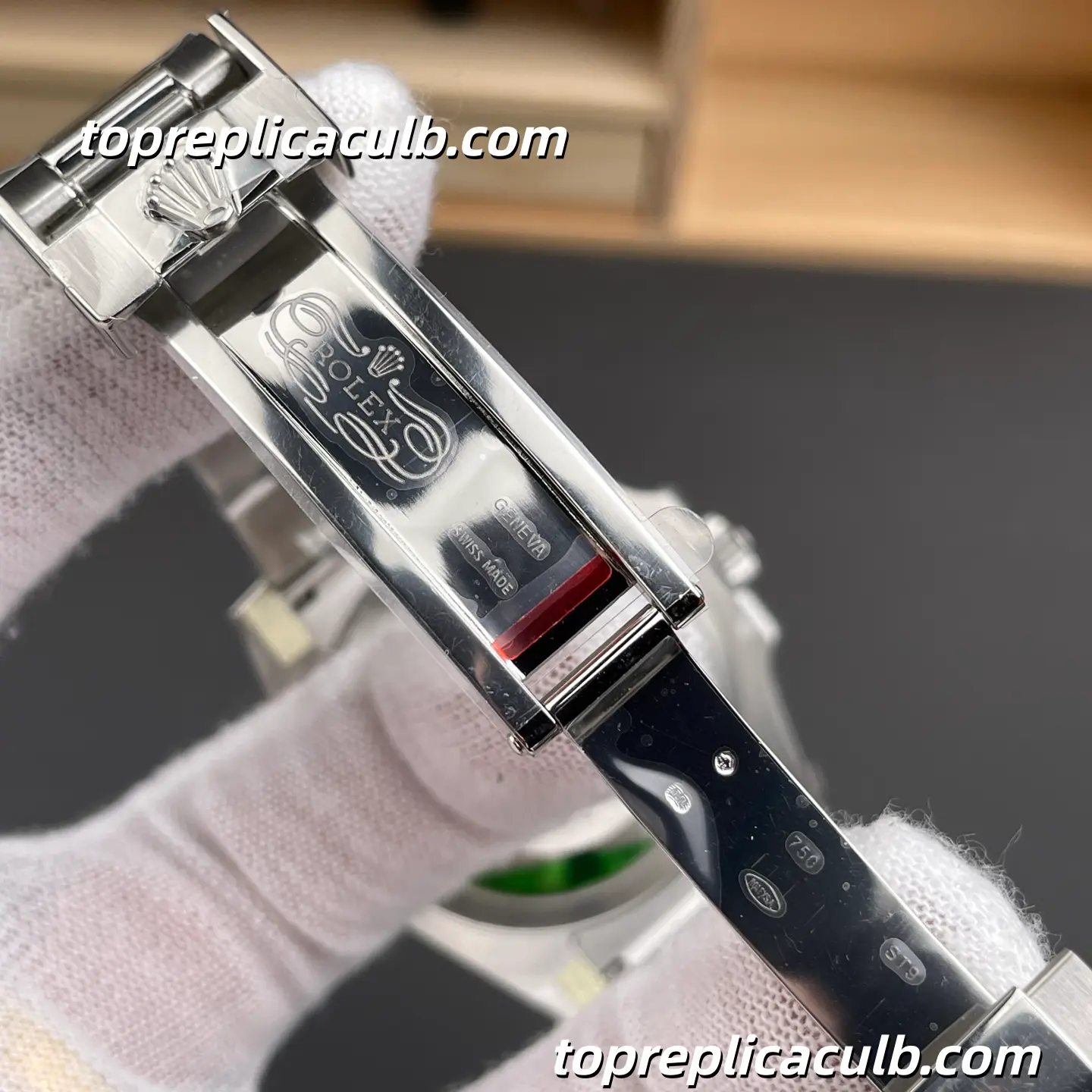 Rolex Submariner 116619LB-97209 40MM Blue Dial Blue Ceramic Bezel White Gold Super Clone Watch with 3235 Movement - Image 7
