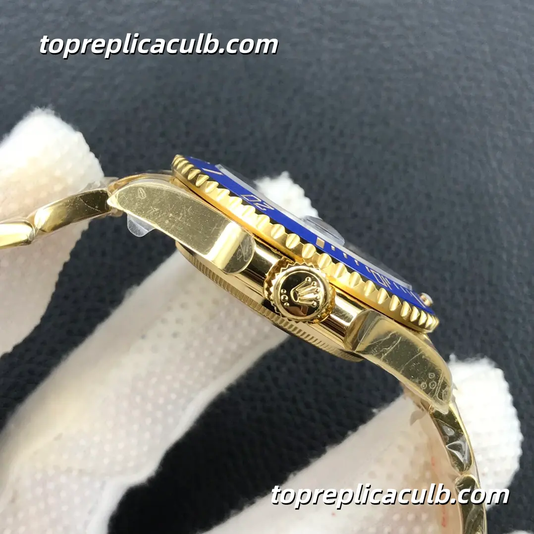 Rolex Submariner 126618LB-0002 41MM Blue Dial Blue Ceramic Bezel Yellow Gold Super Clone Watch with 3235 Movement - Image 6