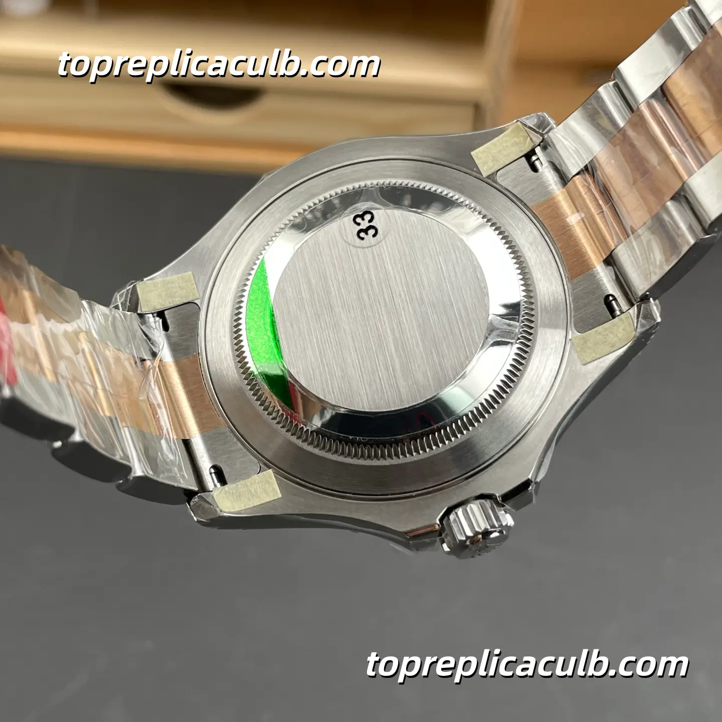 Rolex Yacht-Master 40MM 126621-0001 Chocolate Dial Oyster Bracelet Everose Rolesor Super Clone Watch with 3235 Movement - Image 9