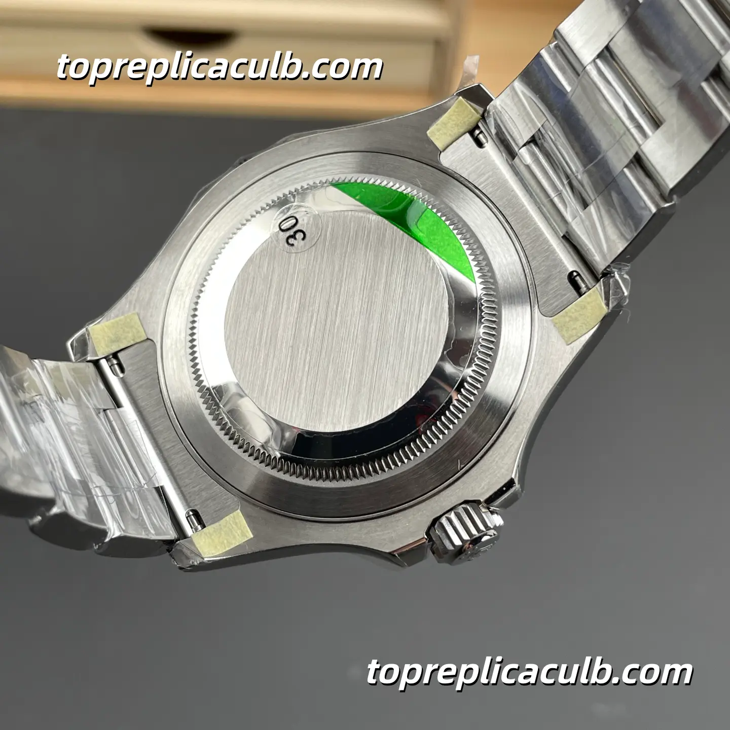 Rolex Yacht-Master 40MM 126622-0001 Rhodium Grey Dial Platinum Bezel Oyster Bracelet Super Clone Watch with 3235 Movement - Image 9