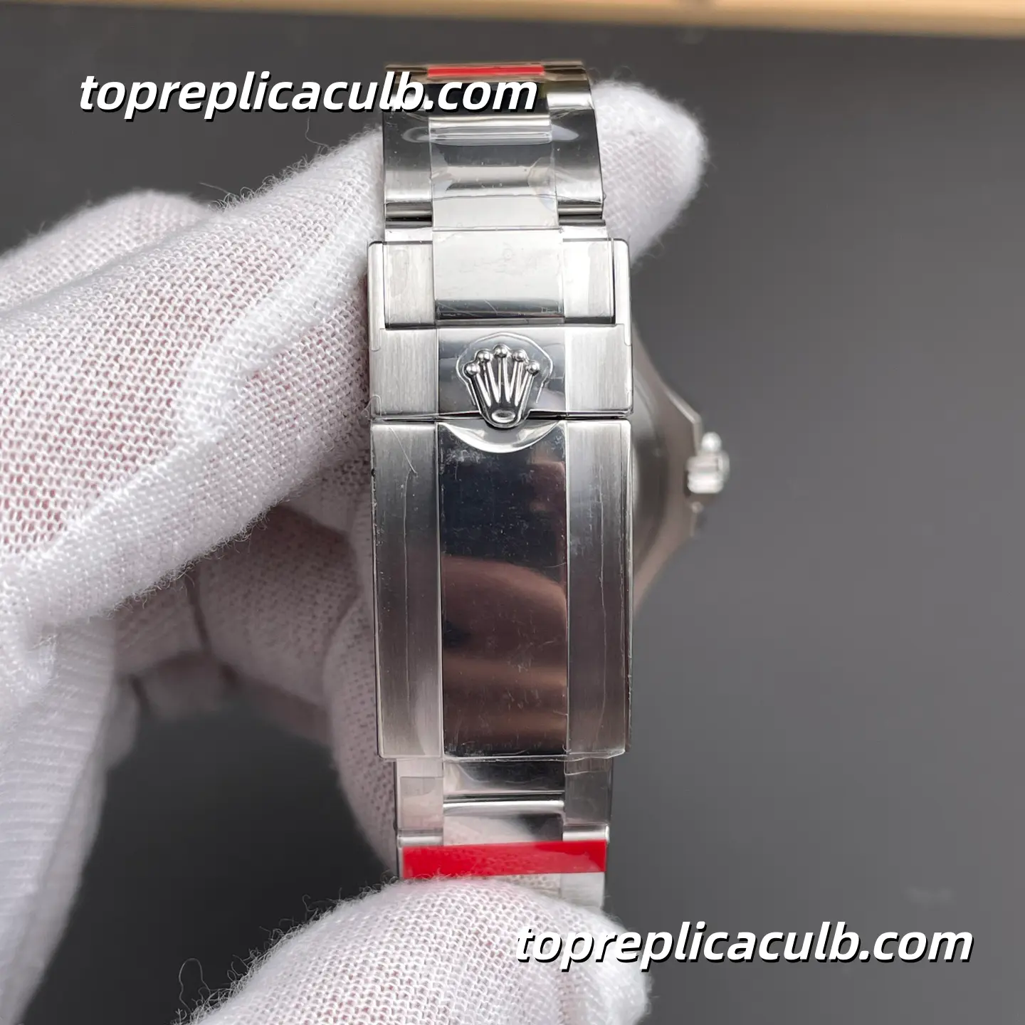Rolex Yacht-Master 40MM 126622-0001 Rhodium Grey Dial Platinum Bezel Oyster Bracelet Super Clone Watch with 3235 Movement - Image 8