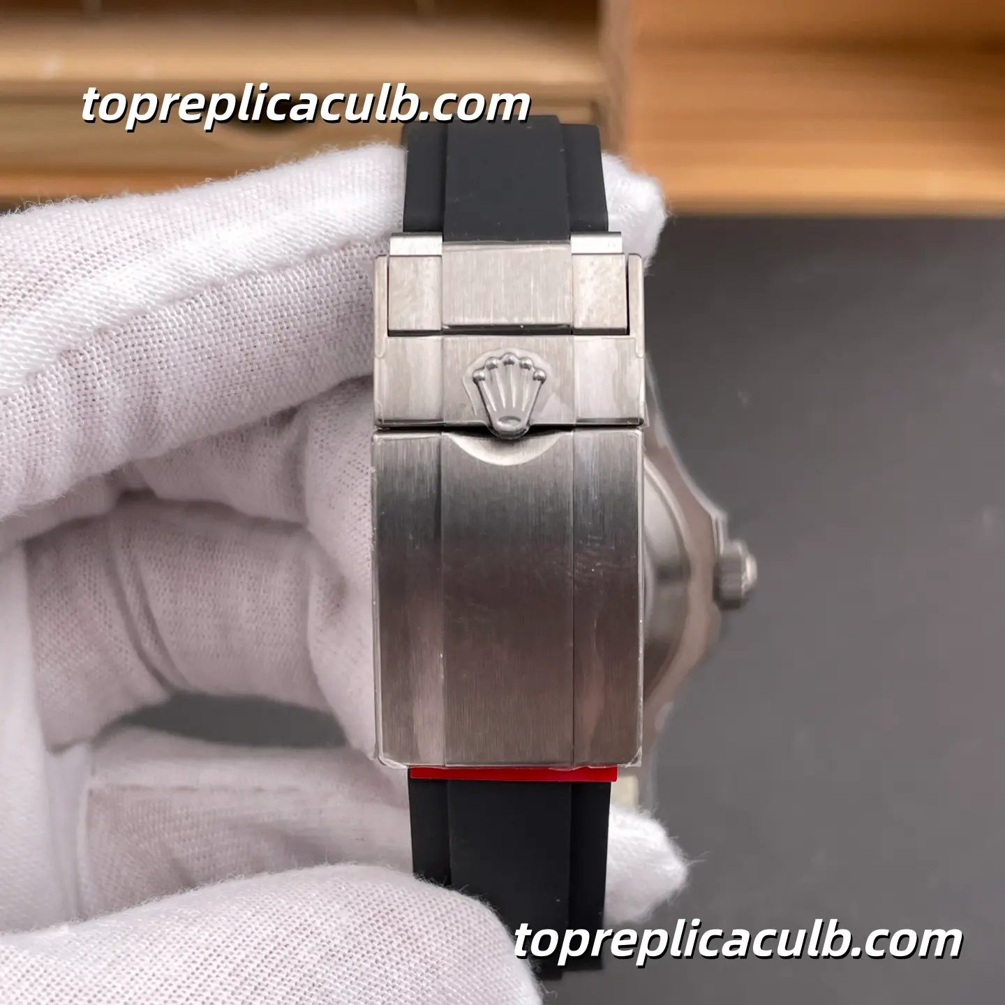 Rolex Yacht-Master 42MM 226659-0002 Black Dial Oysterflex Bracelet White Gold Super Clone Watch with 3235 Movement - Image 8