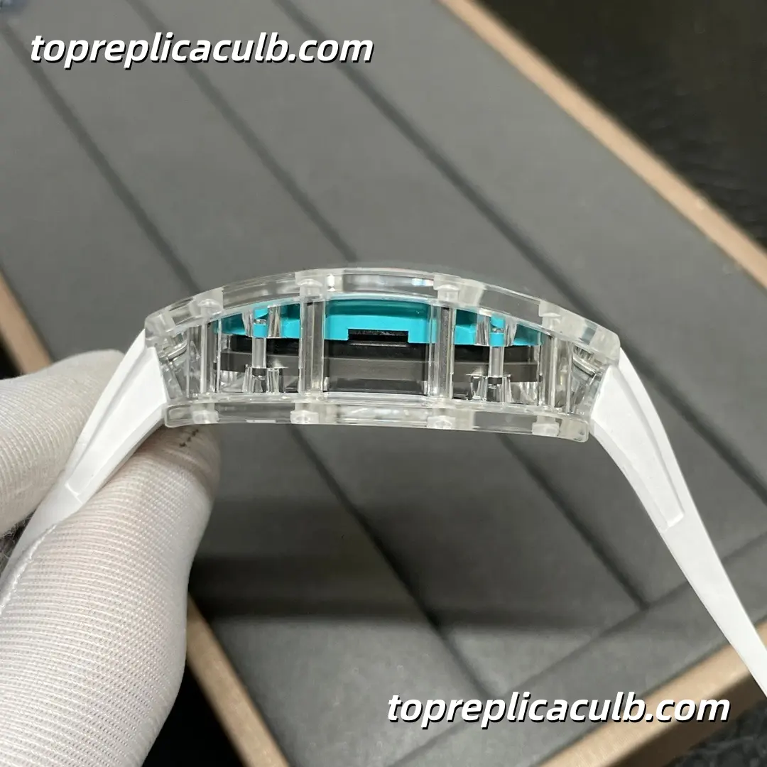 SOINC Studio Richard Mille RM35-01 Rafael Nadal Crystal Sapphire Tiffany Blue Skeleton Dial Super Clone Watch With Exclusive Integrated RMUL3 Movement - Image 8