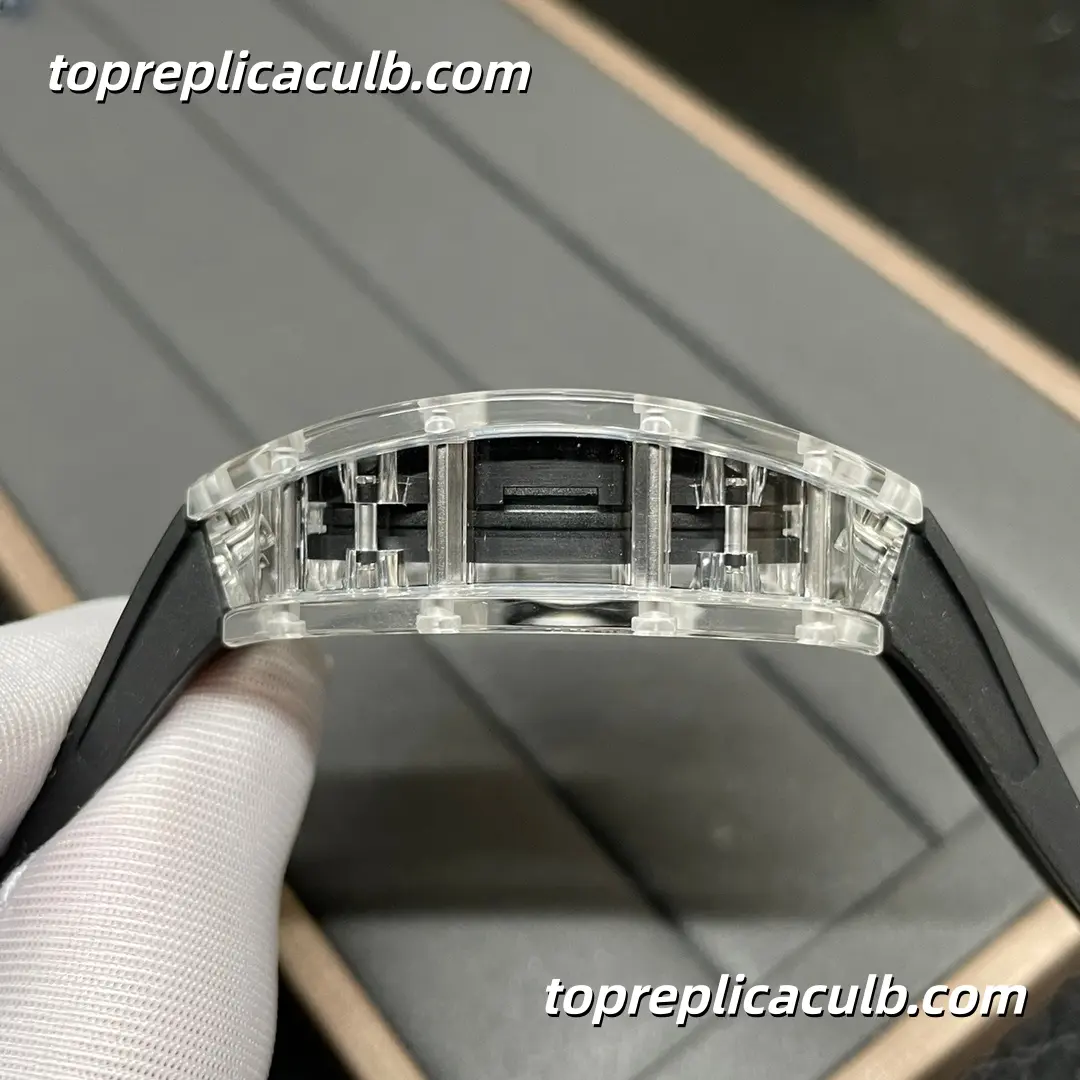 SOINC Studio Richard Mille RM35-01 Rafael Nadal Crystal Sapphire Transparent Case Skeleton Dial Super Clone Watch With Exclusive Integrated RMUL2 Movement - Image 8