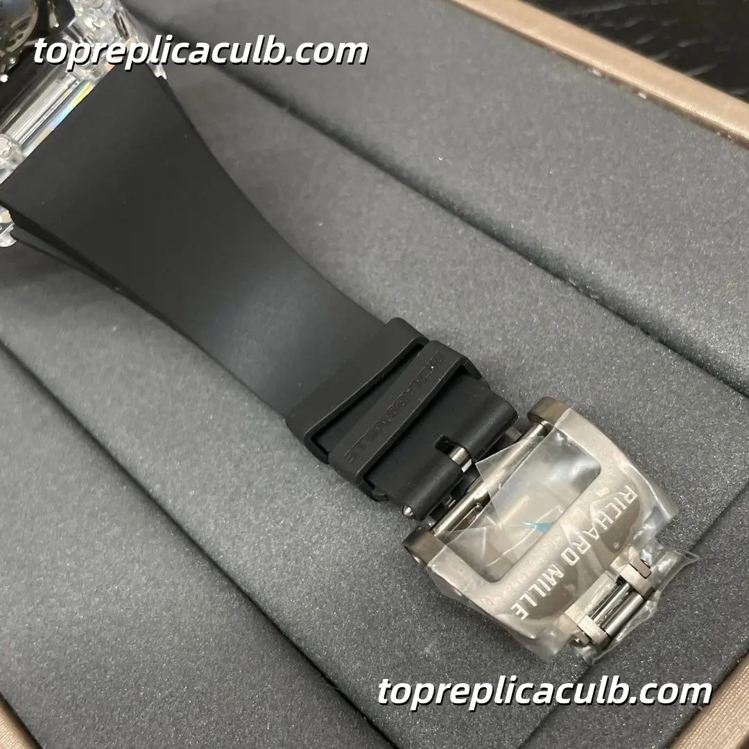 SOINC Studio Richard Mille RM35-01 Rafael Nadal Crystal Sapphire Transparent Case Skeleton Dial Super Clone Watch With Exclusive Integrated RMUL2 Movement - Image 9
