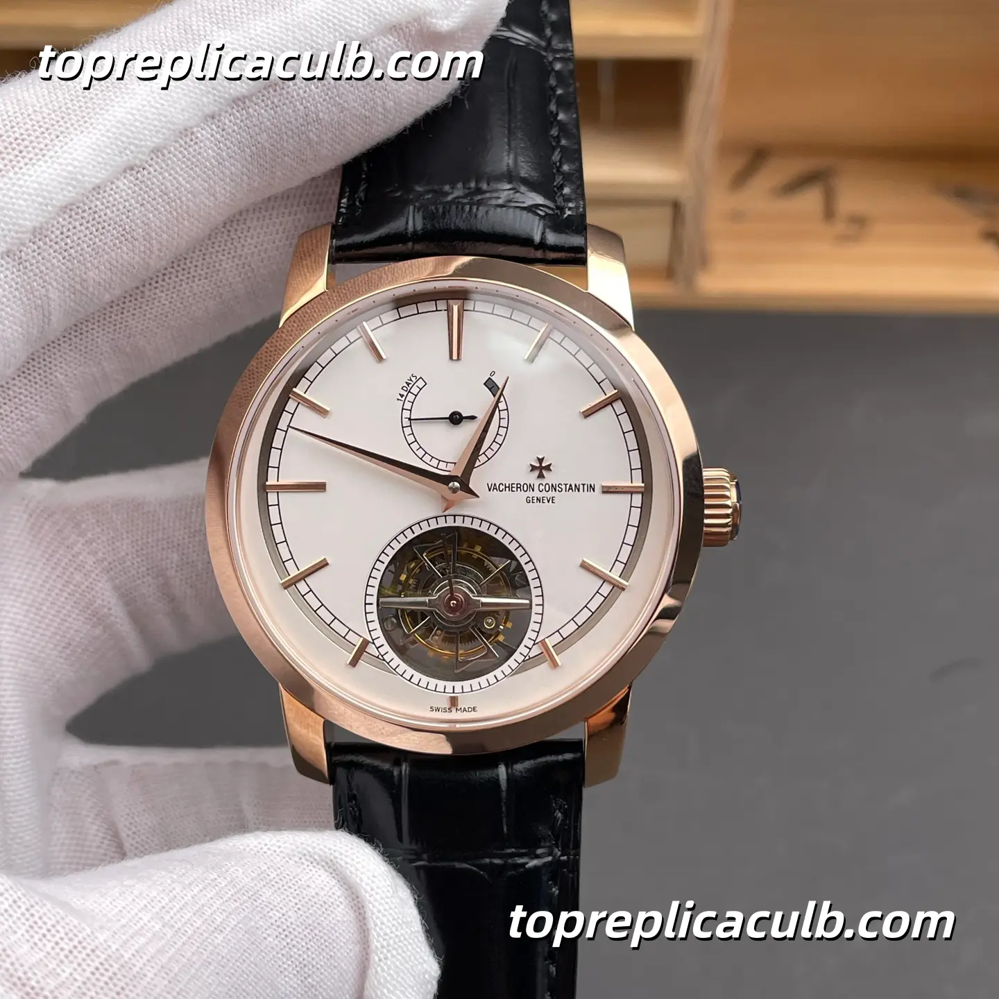 TUR Factory Vacheron Constantin Traditionnelle Series 89000000R-9655 Tourbillon Super Clone Watch