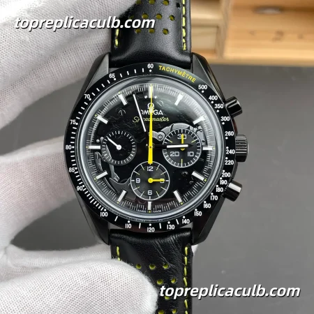 TW Factory Omega Speedmaster Dark Side of the Moon “Apollo 8 Rocket” Ref.310.92.44.50.01.001 44.25MM Skeleton Black Dial Super Clone Watch