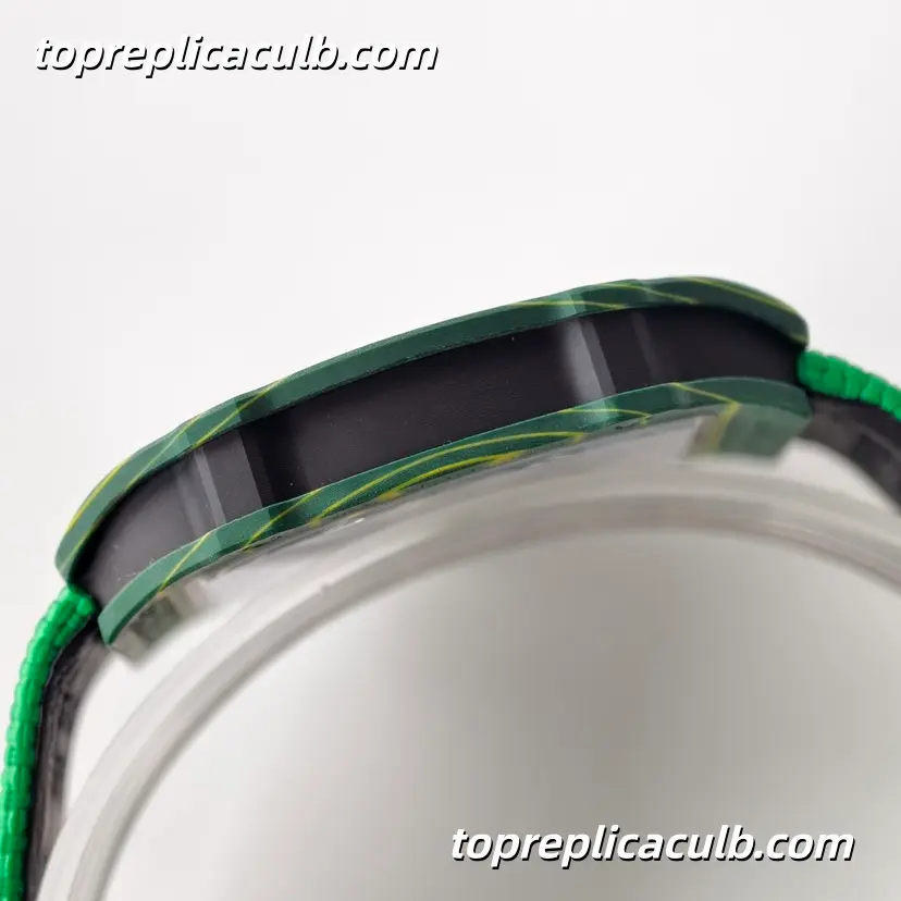 UMI Studio Richard Mille RM67-02 Green Carbon Fiber Case Skeleton Dial Green Strap Super Clone Watch With Integrated Custom Movement - Image 8