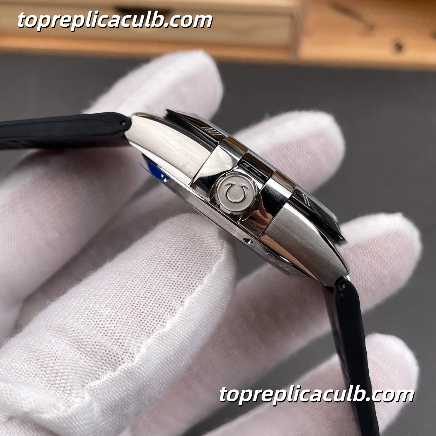 VS Factory Omega Constellation Ref.131.33.41.21.06.001 41MM Grey Linen Dial Leather Strap Super Clone Watch With 1:1 8900 Movement - Image 7